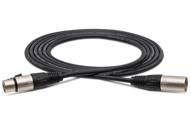 Hosa EBU-010 AES/EBU Cable, Hosa XLR3F to XLR3M, 10 Feet - Image 1